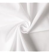 HHZZMIAO Cotton Polyester Broadcloth Fabric 57" Wide by The Yard Soft, Lightweight & Breathable M...