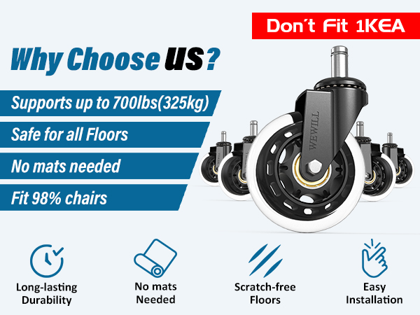 desk chair wheels