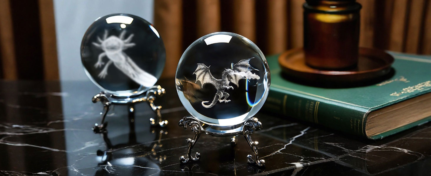 HDCRYSTALGIFTS 3D Crystal Ball