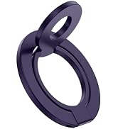 AILKIN Magnetic Phone Ring Holder Grip, Foldable MagSafe Stand for iPhone 17 Pro Max, Samsung, Tw...