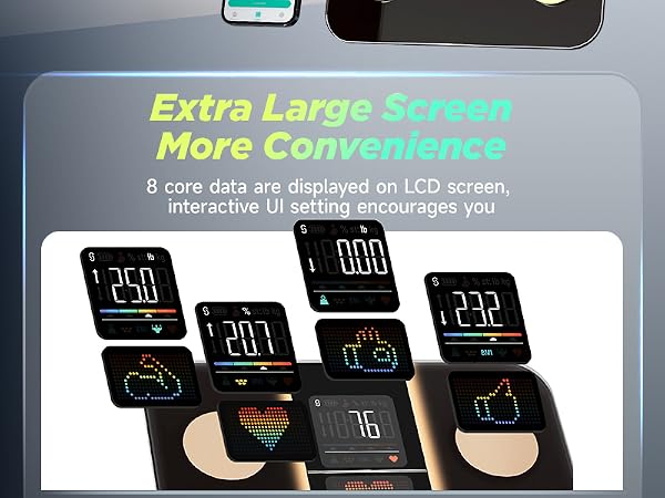 extra large screen of scale