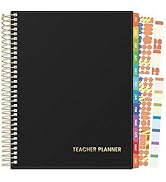 SUNEE Deluxe Teacher Planner 2025-2026, Lesson Planner Book with 7 Periods Jul 2025 - Jun 2026, 8...