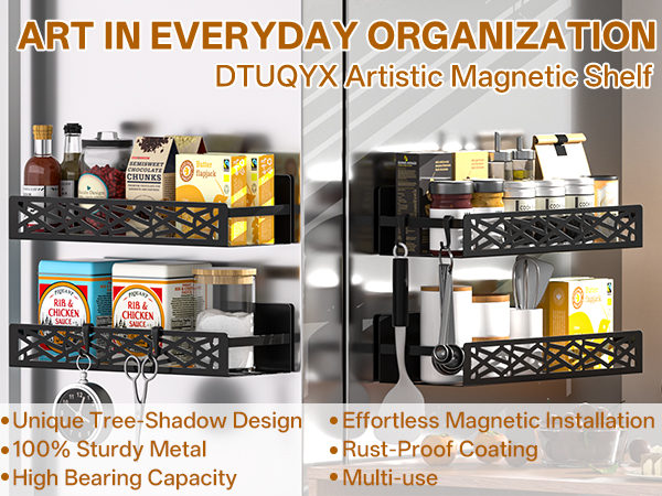 magnetic spice rack for refrigerator,magnetic fridge spice rack,spice rack organizer,magnetic shelf