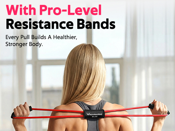 exercise bands with handles