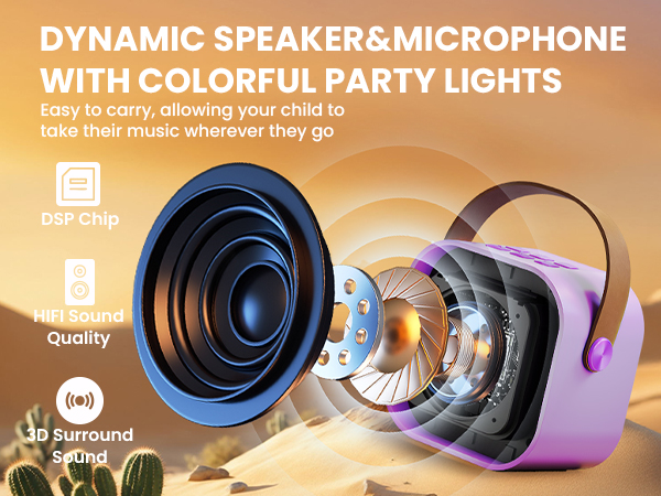 mini karaoke machine