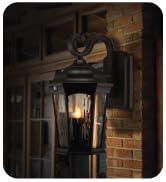 Flame Lantern, retrofit, luxurious, natural, security, outdoor fixture, black, motion, light sensor