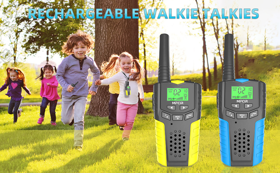 kids walkie talkies rechargeable