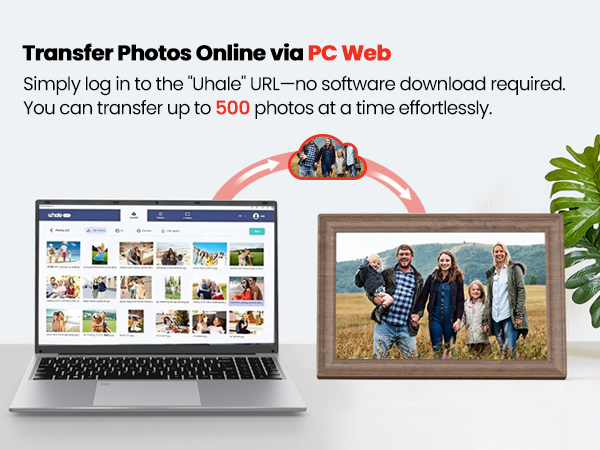 Share Pics via PC Web