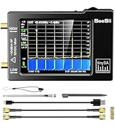 Portable TinySA Spectrum Analyzer,SEESII Upgraded V0.3.1 Handheld Tiny Frequency Analyzer 100kHz ...