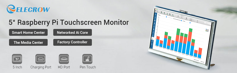 5" RASPBERRY PI TOUCHSCREEN