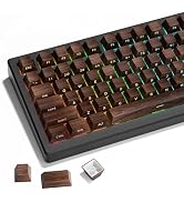 XVX PBT Keycaps - Side Print Shine Through Custom Keycaps 60 65 75 100 Percent, Retro Dye Sub & D...