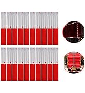 20Pcs Red White Micro Prismatic Sheeting Reflective Tape 2