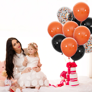 orange party decorations halloween baby shower decorations