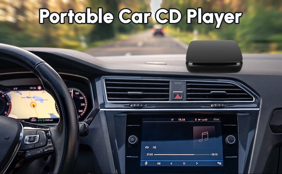 Portable External CD Player for Car