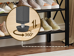 shoe rack with drawers
