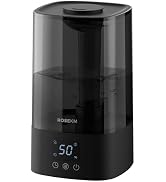 ROSEKM Automatic Humidifiers for Bedroom Large Room, 4.5L Cool Mist Humidifier for Home & Plant w...