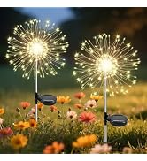Garden Outdoor Lights, 2 Pack 120 LED Solar Garden Lights Fairy Lights Outdoor Waterproof Decorat...