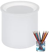 Didiseaon Silicone Pen Holder Mold, Large Cylinder Epoxy Resin Casting Molds, Desktop Organizer M...