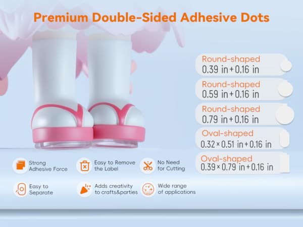 Different adhesive specifications and shapes meet various needs