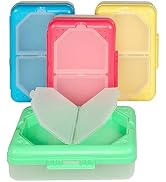 C-Line Storage Box, 5.43 x 8.25 x 2.43, Seafoam Green, Seaside Blue, Sunset Red, Sunny Yellow, 12...