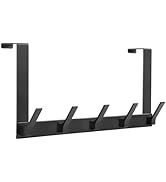 Optish Over The Door Hooks, Door Hanger Hook, Over The Door Towel Rack for Bathroom, Door Towel H...