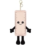 FunisFun Ruler Plush Keychain for Backpacks, Cute Corduroy Soft Ruler Plush, Ideal Gift for Women...