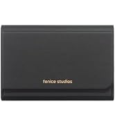 Fenice Name Card Holder Wallet Durable Vegan Eco PU Leather with Slim Minimalist Look for Men & W...
