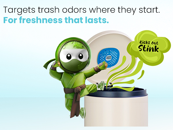 Targets Trash Odors Where They Start for Freshness That Lasts