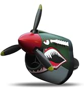 2026 New P-40 Warhawk Car Air Freshener,P-40 Fighter Car Vent Clips with Spinning Propeller for R...