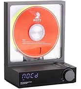HOTT Portable CD Player with Bluetooth 5.3, Remote Control, RGB Lights, HiFi Speakers, TF Card Su...