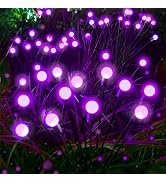 Albelt Halloween Decorations Outdoor, 6 Pack Solar Firefly Lights Outdoor, 48 LED Solar Halloween...