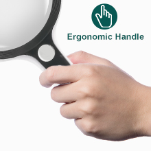 hand held magnifying glass