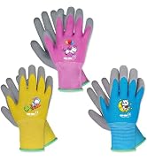 KDK Ages 5-7 Kids Gardening Gloves,Yard Work Gloves for Toddlers, Youth, Girls, Boys, Childrens, ...