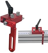 T Track Stop Block,Easy Adjustment for Fence Flip Stop Aluminum Alloy Limit Stop Type 75, Ideal f...