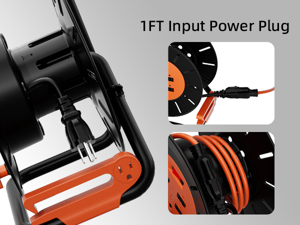 portable extension cord reel