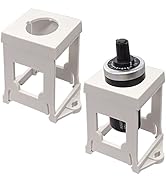 Taiss 2pcs Push Button Switch DIN Rail Mounting Bracket for Pushbuttons 22mm Diameter Buttons,Pot...