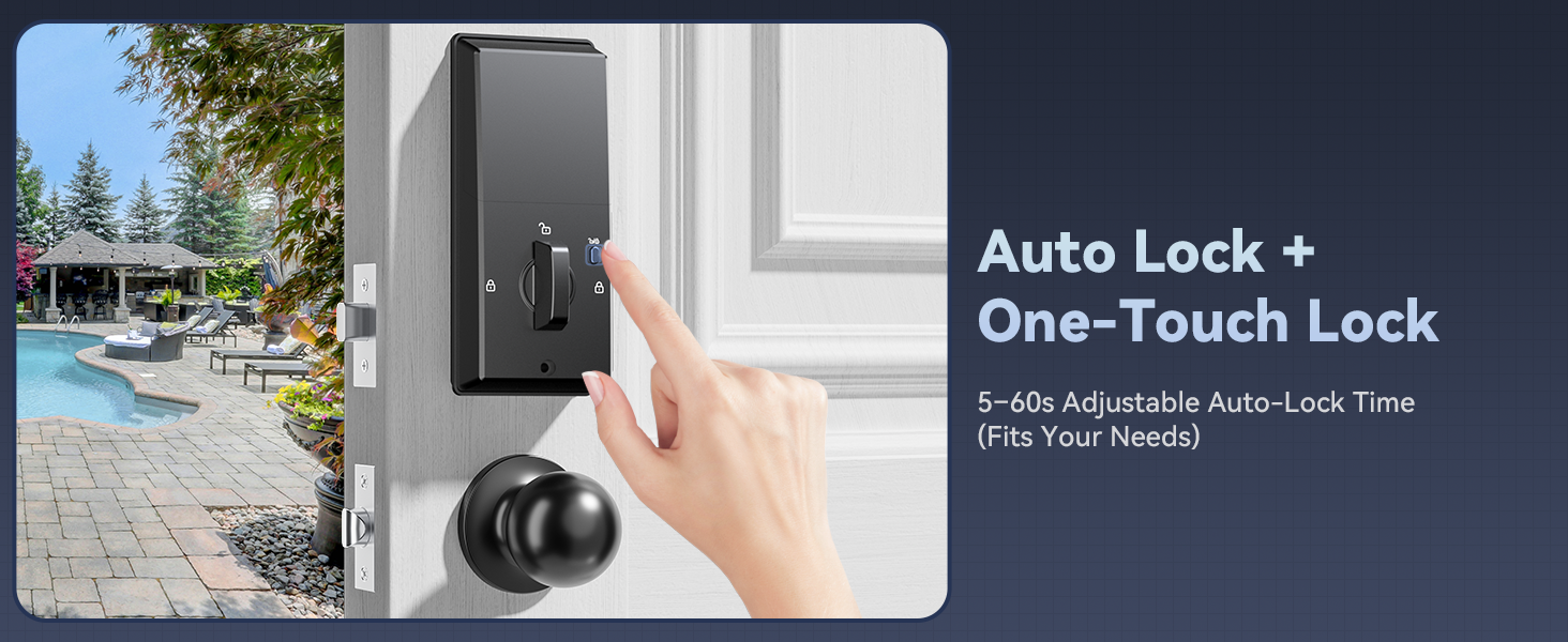 keyless entry door lock