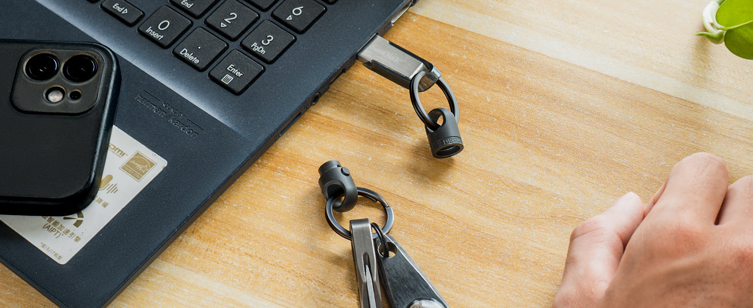 detachable key ring for U Disk