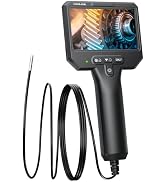 3.9mm Endoscope Camera with Light NIDAGE 1920P HD Industrial Borescope Inspection Camera with 4.3...