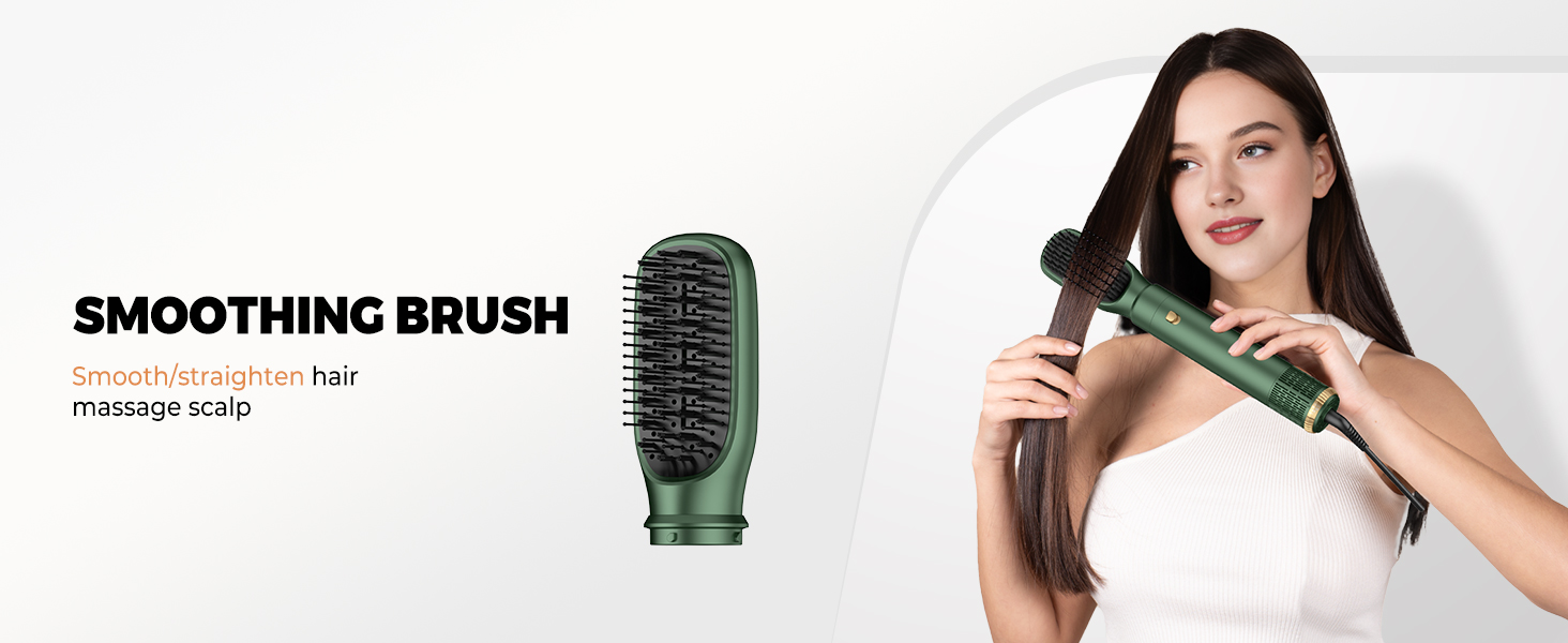 hair straightener brush