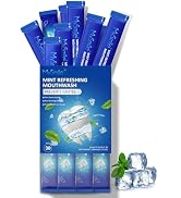 MySmile Mouthwash Alcohol Free, Mouth Wash for Adults, Travel Mouthwash Helps Kill 99% of Bad Bre...