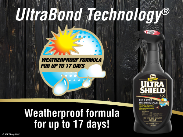 UltraBond Technology weatherproof formula for up to 17 days