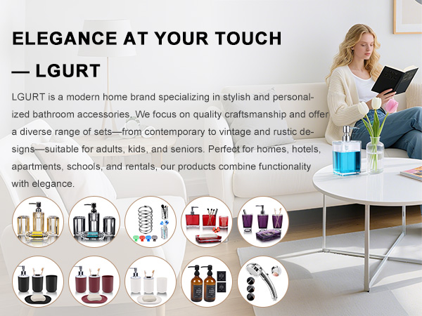 bathroom accessories set
