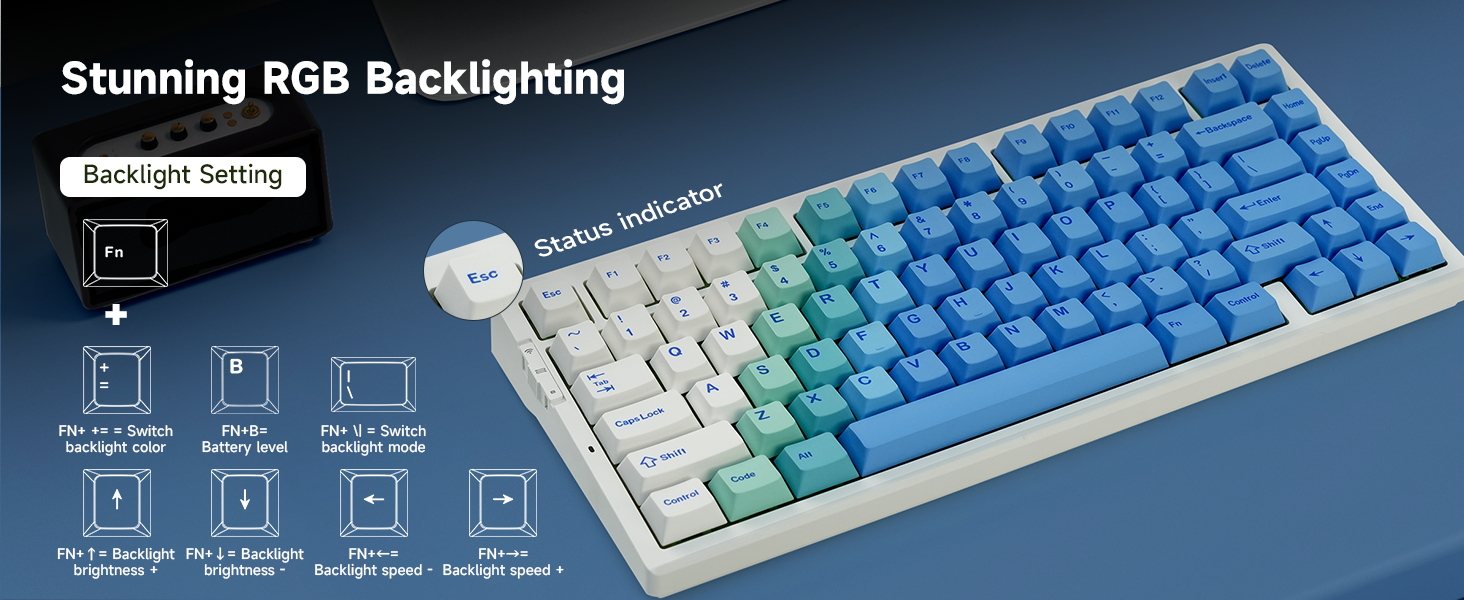 gaming keyboard, mechanical keyboard, creamy keyboard, wireless gaming keyboard,keyboard gaming