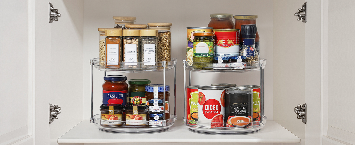 lazy susan turntable organizer