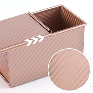 non toxic pullman loaf pan with lid