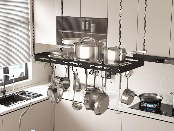 ceiling pot rack