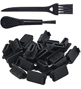 20 Pcs HDMI Dust Cover Plugs, HDMI Female Prot Dust Cap Protector Stoppers for TV, Laptop, Comput...