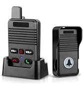 Wireless Doorbell, Waterproof Full Duplex Doorbell Wireless Upgrade, 1000ft Range, Door Bell Two ...
