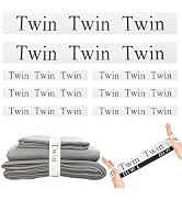 CONLI 8 Pack Bed Sheet Organizer Straps Sheet Organizer Bands for Closet,Storage Label Bands,Flex...